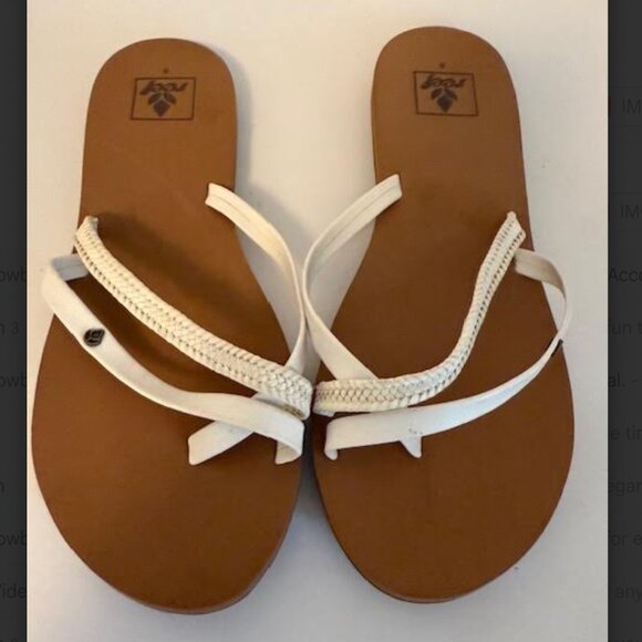 Reef Women's Sandals in White and Tan - Picture 2 of 4